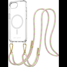 AlzaGuard Luxe iPhone 16e Magsafe levehető kulcstartó rózsaszín tok (AGD-PCF000021PY) tok és táska
