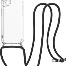 AlzaGuard Luxe Lanyard Case iPhone 14 fekete tok tok és táska