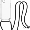 AlzaGuard Luxe Lanyard Case iPhone 15 fekete tok