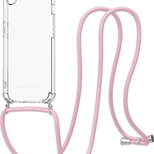 AlzaGuard Luxe Lanyard Case iPhone 16e rózsaszín tok tok és táska