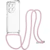 AlzaGuard Luxe Lanyard Case, Xiaomi Redmi Note 15 Pro 4G modellhez, rózsaszín