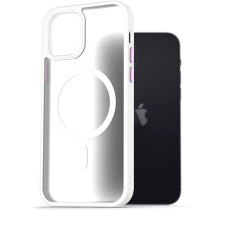 AlzaGuard Matte Case Compatible with Magsafe iPhone 12 / 12 Pro fehér tok tok és táska