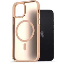 AlzaGuard Matte Case Compatible with Magsafe iPhone 12 / 12 Pro homoksárga tok tok és táska