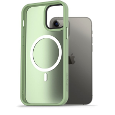 AlzaGuard Matte Case Compatible with MagSafe iPhone 12/12 Pro készülékhez, zöld tok és táska