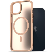 AlzaGuard Matte Case Compatible with Magsafe iPhone 14 homoksárga tok tok és táska