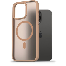 AlzaGuard Matte Case Compatible with Magsafe iPhone 15 Pro Max homoksárga tok tok és táska