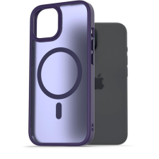 AlzaGuard Matte Case Compatible with Magsafe iPhone 15 sötétlila tok tok és táska