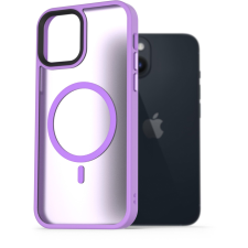 AlzaGuard Matte Case iPhone 14 MagSafe világoslila tok (AGD-PCMM47V) tok és táska
