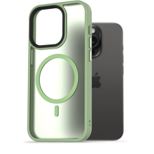 AlzaGuard Matte Case iPhone 15 Pro MagSafe zöld tok tok és táska