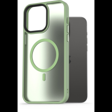 AlzaGuard Matte Case iPhone 15 Pro Max MagSafe zöld tok (AGD-PCMM20G) tok és táska