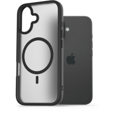 AlzaGuard Matte Case iPhone 16 Magsafe fekete tok (AGD-PCMM57B) tok és táska