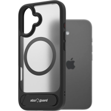 AlzaGuard Matte Case with Stand iPhone 17 fekete MagSafe tok tok és táska