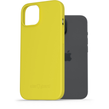 AlzaGuard Matte iPhone 15 sárga TPU tok (AGD-PCT323Y) tok és táska