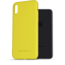 AlzaGuard Matte iPhone X/XS sárga TPU tok tok és táska