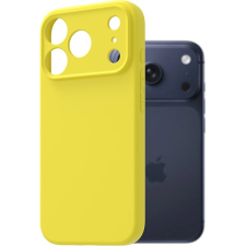 AlzaGuard Matte TPU iPhone 17 Pro sárga tok tok és táska