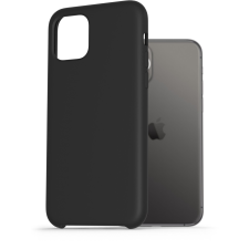 AlzaGuard Premium Liquid Silicon Case iPhone 11 Pro fekete tok (AGD-PCS0007B) tok és táska