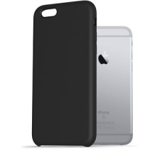 AlzaGuard Premium Liquid Silicon iPhone 6/6s - fekete tok és táska