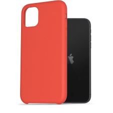 AlzaGuard Premium Liquid Silicone Case iPhone 11 piros tok tok és táska