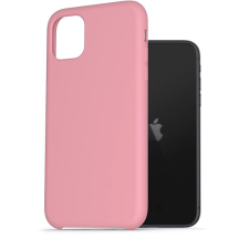 AlzaGuard Premium Liquid Silicone Case iPhone 11 rózsaszín tok tok és táska