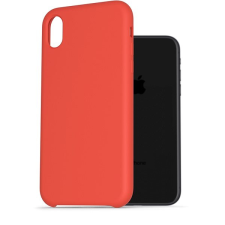 AlzaGuard Premium Liquid Silicone Case iPhone Xr piros tok tok és táska