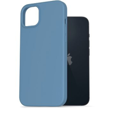 AlzaGuard Premium Liquid Silicone Case tok iPhone 14 Plus készülékhez, kék tok és táska