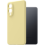 AlzaGuard Premium Samsung Galaxy S25 Edge sárga szilikon tok (AGD-PCS480I)