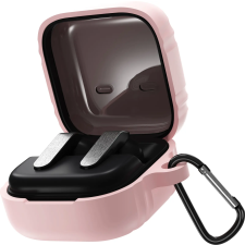 AlzaGuard Premium Silicone Case, Samsung Galaxy Buds 4 / 4 Pro - rózsaszín fülhallgató, fejhallgató tok