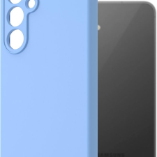 AlzaGuard Premium Silicone Case Samsung Galaxy S24 FE világoskék tok tok és táska