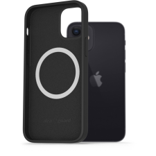 AlzaGuard Silicone Case Compatible with Magsafe iPhone 12 Mini fekete tok (AGD-PCMS13B) tok és táska