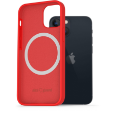 AlzaGuard Silicone Case Compatible with Magsafe iPhone 13 Mini piros tok (AGD-PCMS15R) tok és táska