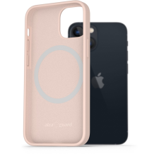 AlzaGuard Silicone Case Compatible with Magsafe iPhone 13 Mini rózsaszín tok (AGD-PCMS15P) tok és táska