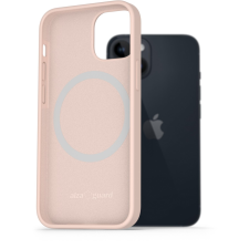 AlzaGuard Silicone Case Compatible with Magsafe iPhone 14 rózsaszín tok (AGD-PCMS17P) tok és táska