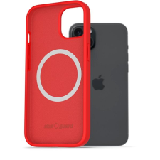 AlzaGuard Silicone Case Compatible with Magsafe iPhone 15 Plus piros tok tok és táska