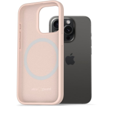 AlzaGuard Silicone Case Compatible with Magsafe iPhone 15 Pro rózsaszín tok tok és táska