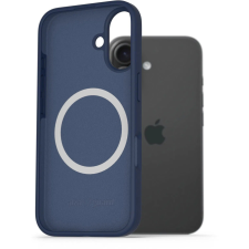 AlzaGuard Silicone Case Compatible with Magsafe iPhone 16e kék tok tok és táska