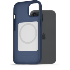 AlzaGuard Silicone iPhone 15 Plus Magsafe kék tok (AGD-MFMS0009L) tok és táska