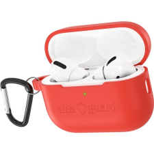 AlzaGuard Skinny AirPods Pro 2 piros szilikon tok fülhallgató, fejhallgató tok