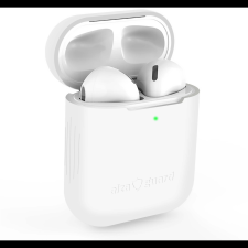 AlzaGuard Skinny Silicone Case Airpods 1. és 2. generáció fehér (AGD-ACSS1W) fülhallgató, fejhallgató tok