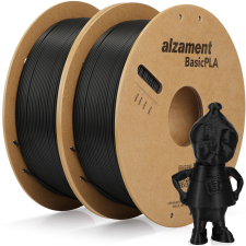 Alzament PLA Basic Dualpack 2x1kg Black (ALZMNTDL02) nyomtató kellék