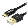 AlzaPower AluCore USB-A to Micro USB 2m, fekete
