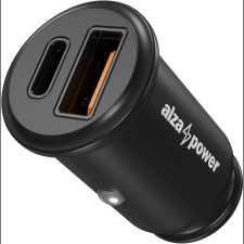 AlzaPower Car Charger C520 Fast Charge + Power Delivery - fekete (APW-CC2Q3P3AB) mobiltelefon kellék