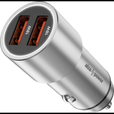 AlzaPower Car Charger X520 Fast Charge - ezüst (APW-CC2Q3CS) mobiltelefon kellék