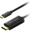 AlzaPower Core USB-C to DisplayPort 1.2 2m - fekete (APW-CBTCDP12020B)