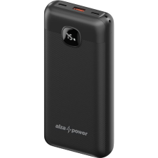 AlzaPower Garnet 20000mAh Power Delivery (22,5W) - fekete power bank