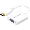 AlzaPower HDMI (M) to VGA (F) 0,18m, fehér