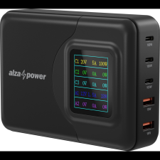 AlzaPower M500 Digital Display Multi Ultra Charger 200W fekete (APW-MP2A3CGD1) mobiltelefon kellék