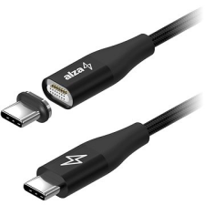 AlzaPower MagCore USB-C to USB-C 100W 2m, fekete kábel és adapter