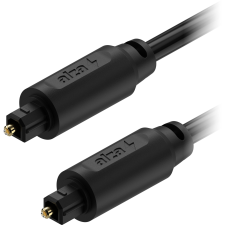 AlzaPower Optical Fiber Toslink Audio Cable 1m - fekete (APW-CBAOTO0110B) kábel és adapter