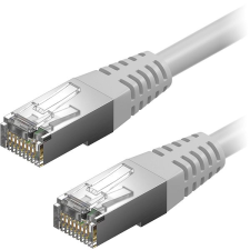 AlzaPower Patch CAT5E FTP 5 m, szürke kábel és adapter