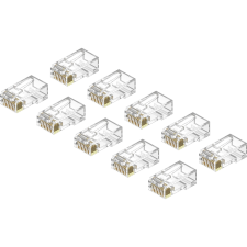 AlzaPower Patch CAT6 UTP RJ45 8p8c árnyékolatlan, 10 darabos vezetékre hajtva (APW-CP6USO10) kábel és adapter